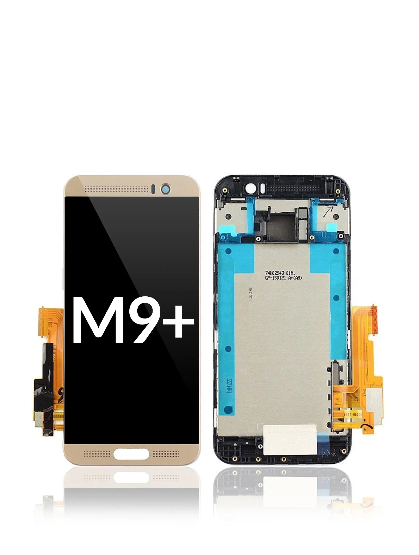 Replacement LCD Assembly With Frame Compatible For HTC M9 Plus (Gold)