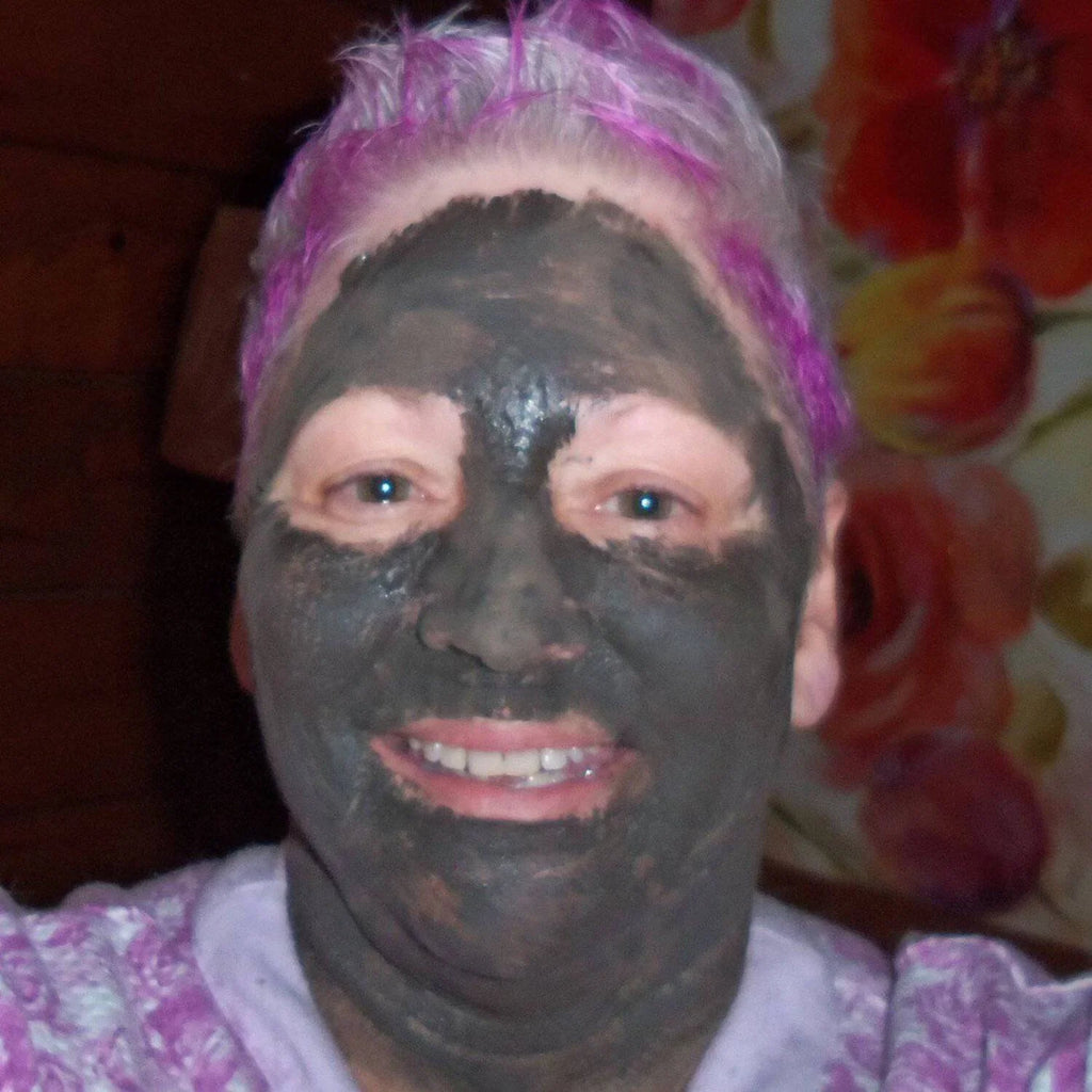 Glimmer Goddess Organic Face Mask - DEAD SEA MUD MASK, 2 oz