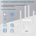NIFFPD WiFi Extender, WiFi Booster, WiFi Repeater，Wifi Extenders signal Booster for Home Internet Booster 1200Mbps Dual Band (5G / 2.4 GHz) Up to 8,574sq.ft White