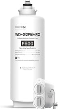 Liquid WD-G2P600-RO Filter, Replacement for WD-G2P600-W Reverse Osmosis System, 2-year Lifetime, Reduce PFAS
