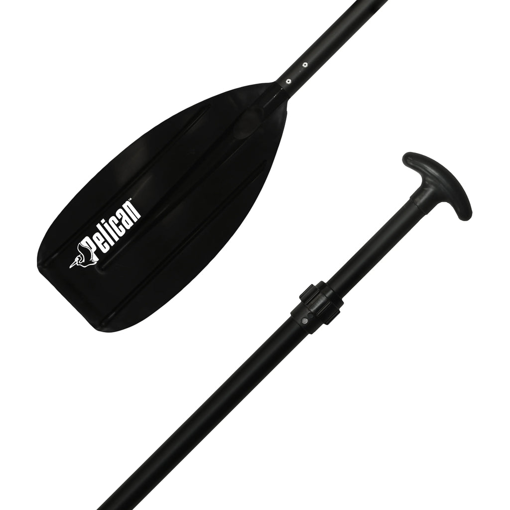Pelican Adjustable Junior SUP Paddle - Aluminium - 55 to 70 in – Black