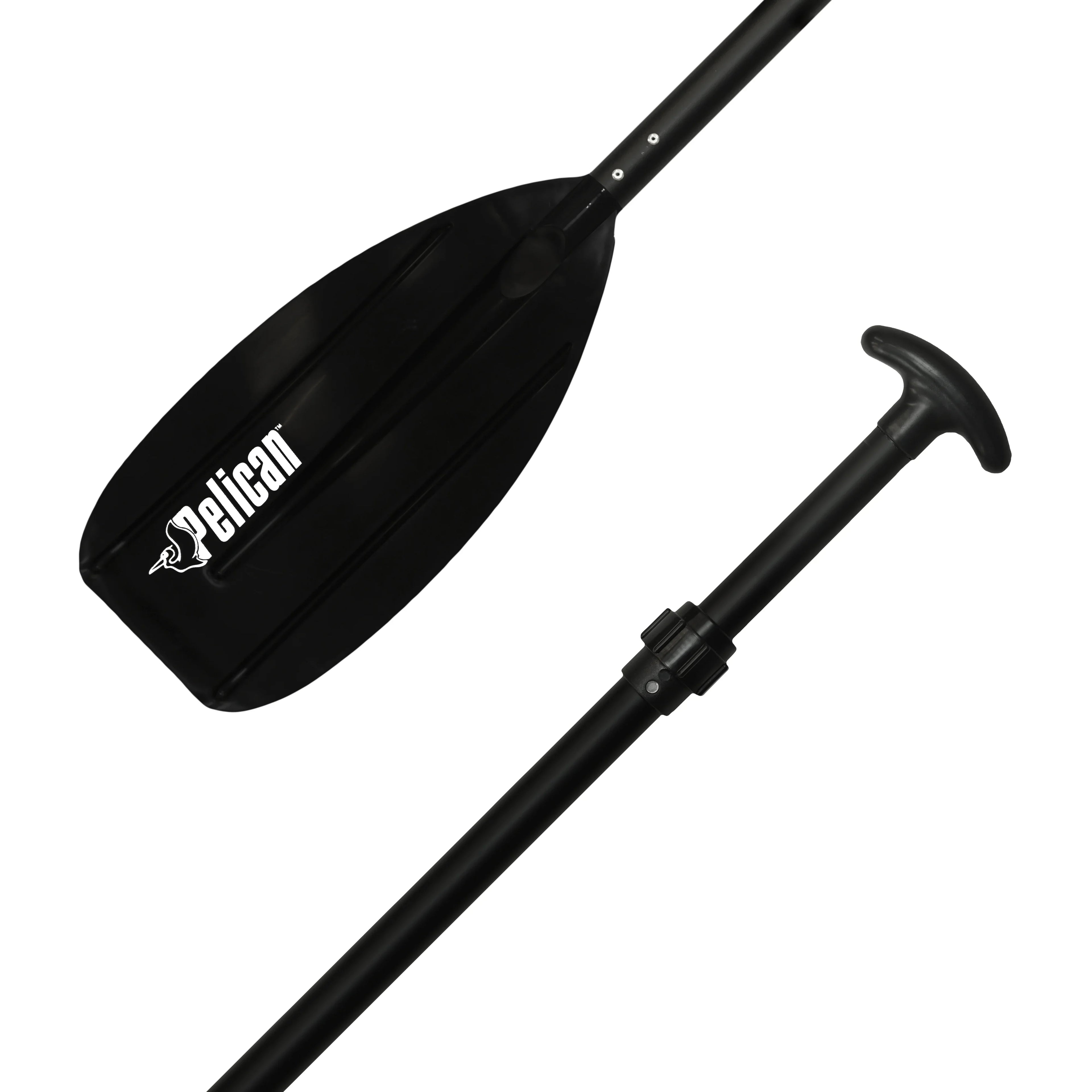 Pelican Adjustable Junior SUP Paddle - Aluminium - 55 to 70 in – Black