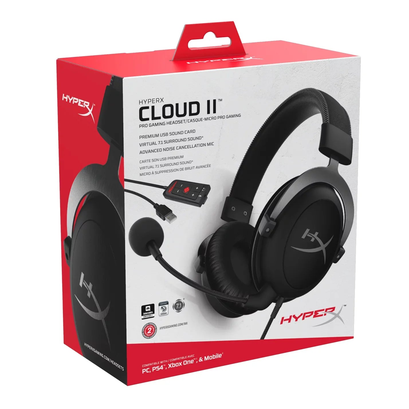 HYPERX CLOUDII PROGAMINGHEADSET GUNMETAL