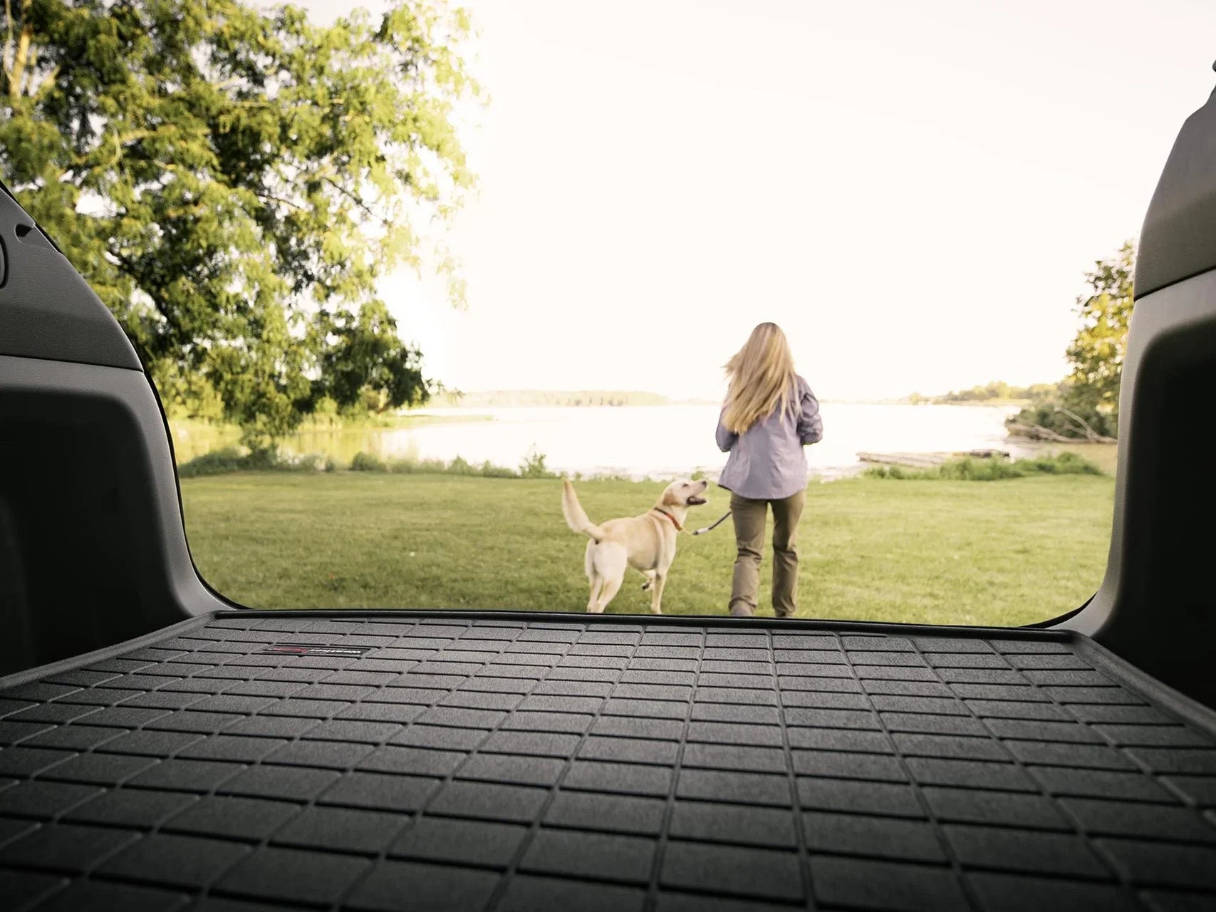 WeatherTech Cargo Trunk Liner compatible with 2010-2014 Subaru Outback - Behind 2nd Row Seating, Black