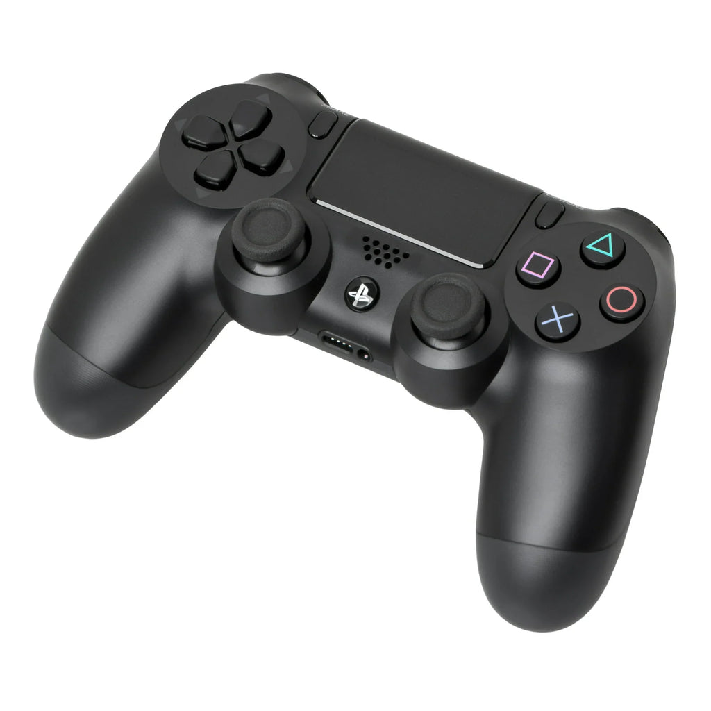 PlayStation 4 Pro 1TB Gaming Console Black with Charging Dock Headset 2 Controller Bolt Axtion Like New