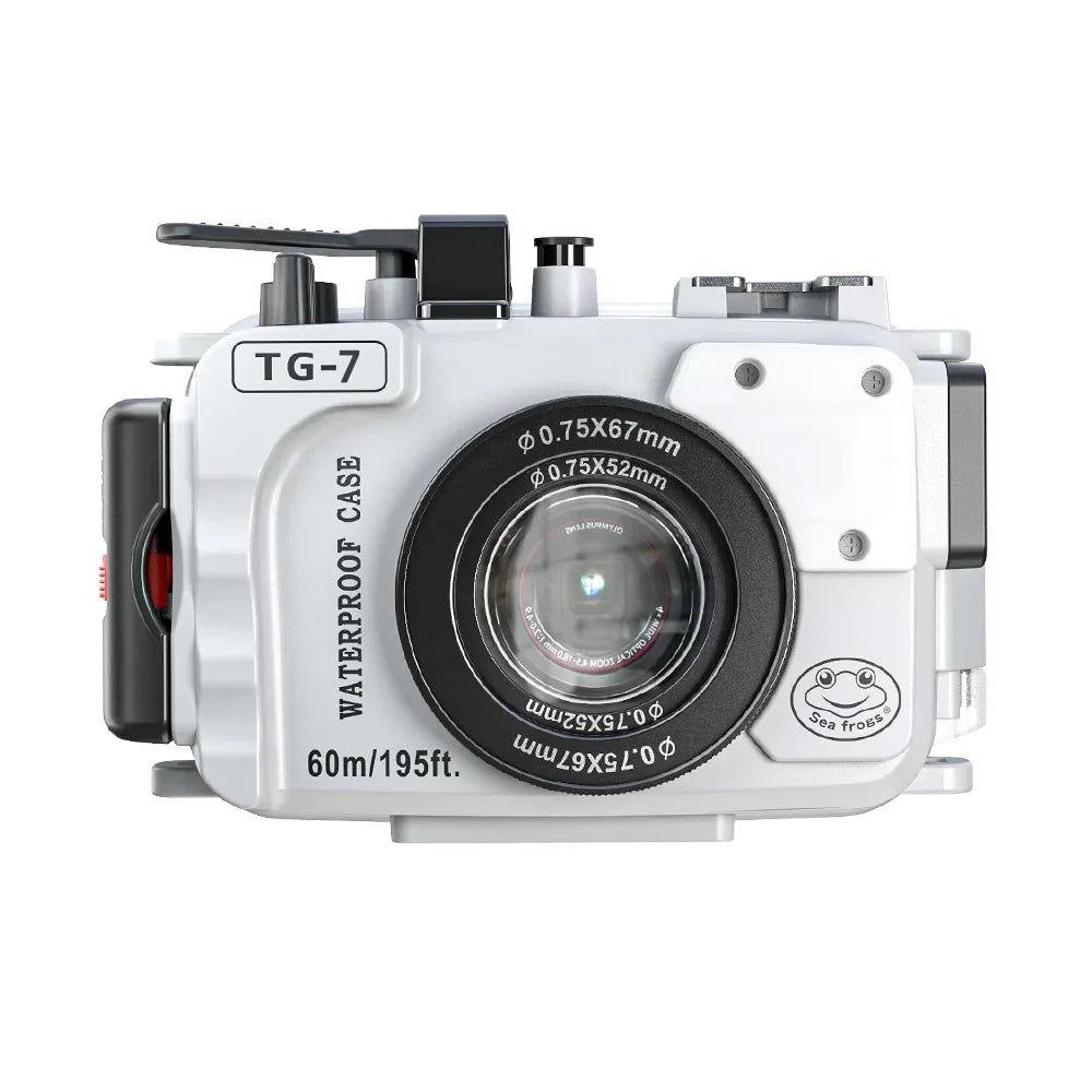 GoolRC TG 7 Camera Housing Case, Fluid 60m Diving Protective Case with Adapter