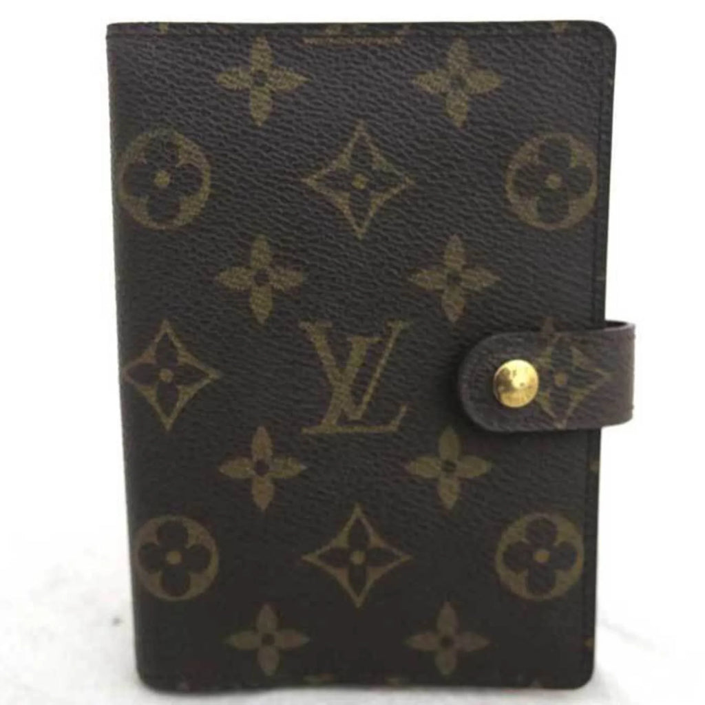 Pre-Owned Louis Vuitton LOUIS VUITTON Notebook Cover Monogram Agenda PM Canvas Brown Unisex R20005 (Good)
