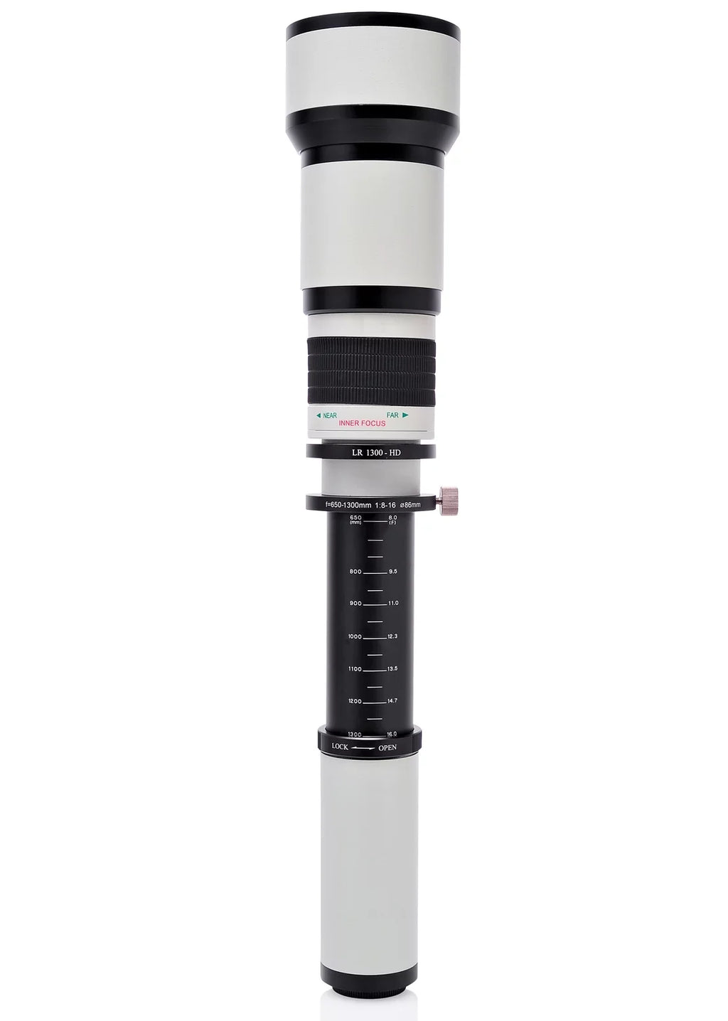Opteka 650-1300mm (with 2x- 1300-2600mm) f/8 Manual Telephoto Lens + UV for a7r, a7s, a7, a6300, a6000, a5100, a5000, a3000, NEX-7, NEX-6, NEX-5T, 5N, 5R, 3N and other E-Mount Digital SLR Cameras
