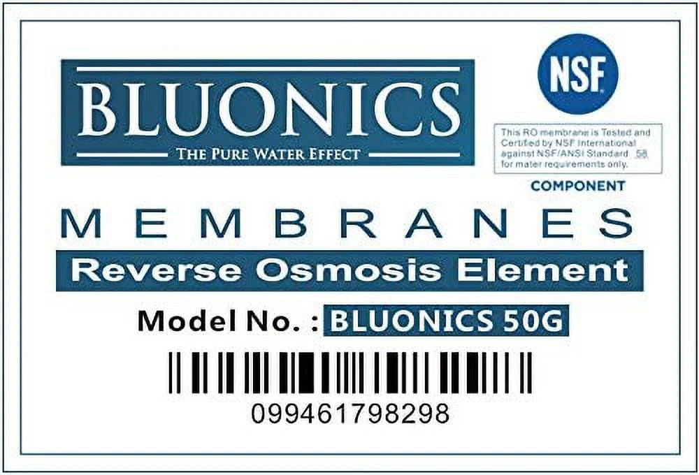 Reverse Osmosis Replacement Filter Set RO Cartridges 5 pcs w/ 50 GPD Membrane