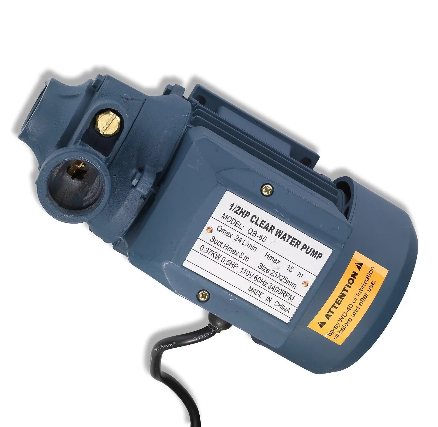 Neiko 50639 Electric Centrifugal Clear Liquid Pump, 1