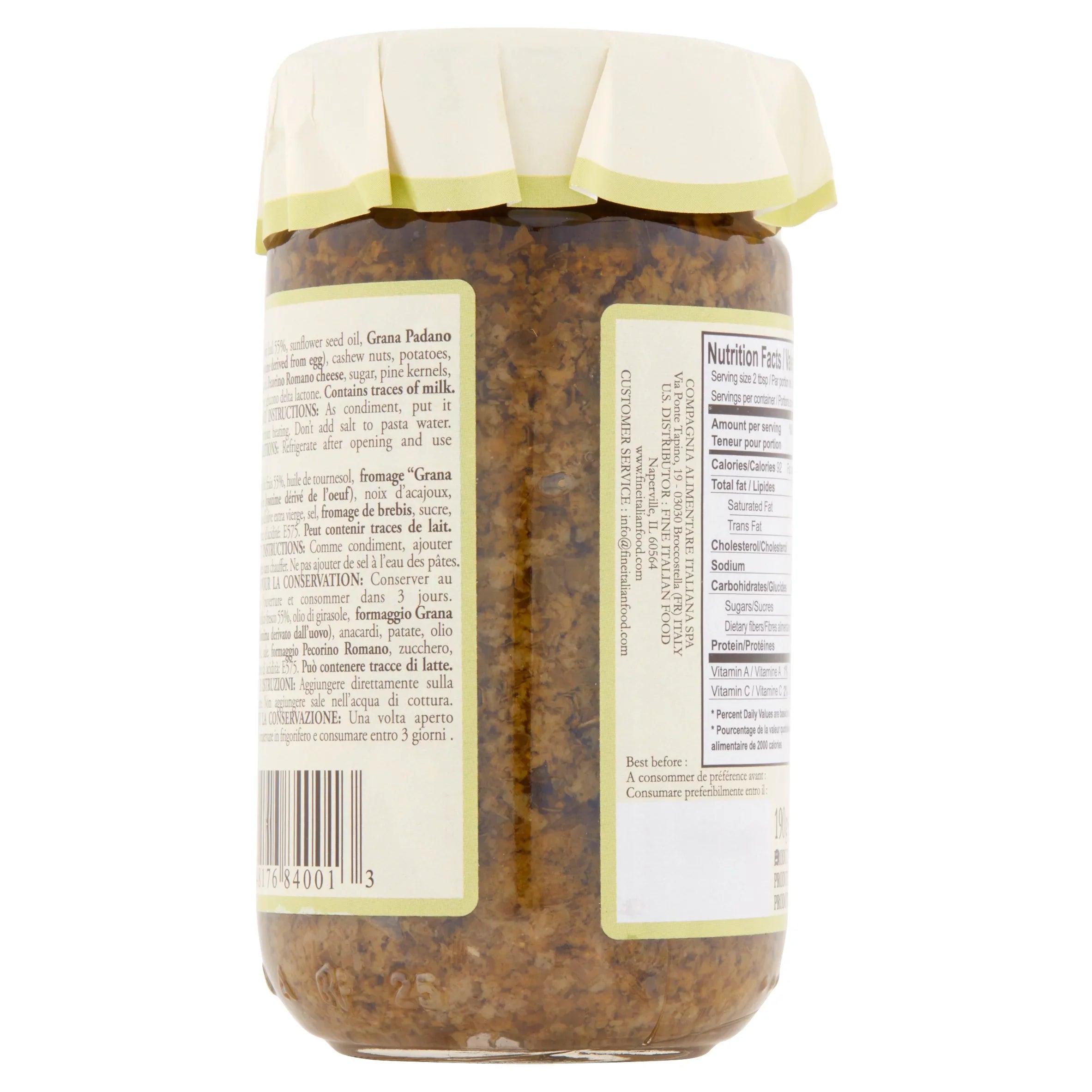 Mantova Pesto Genovese, 6.5 oz