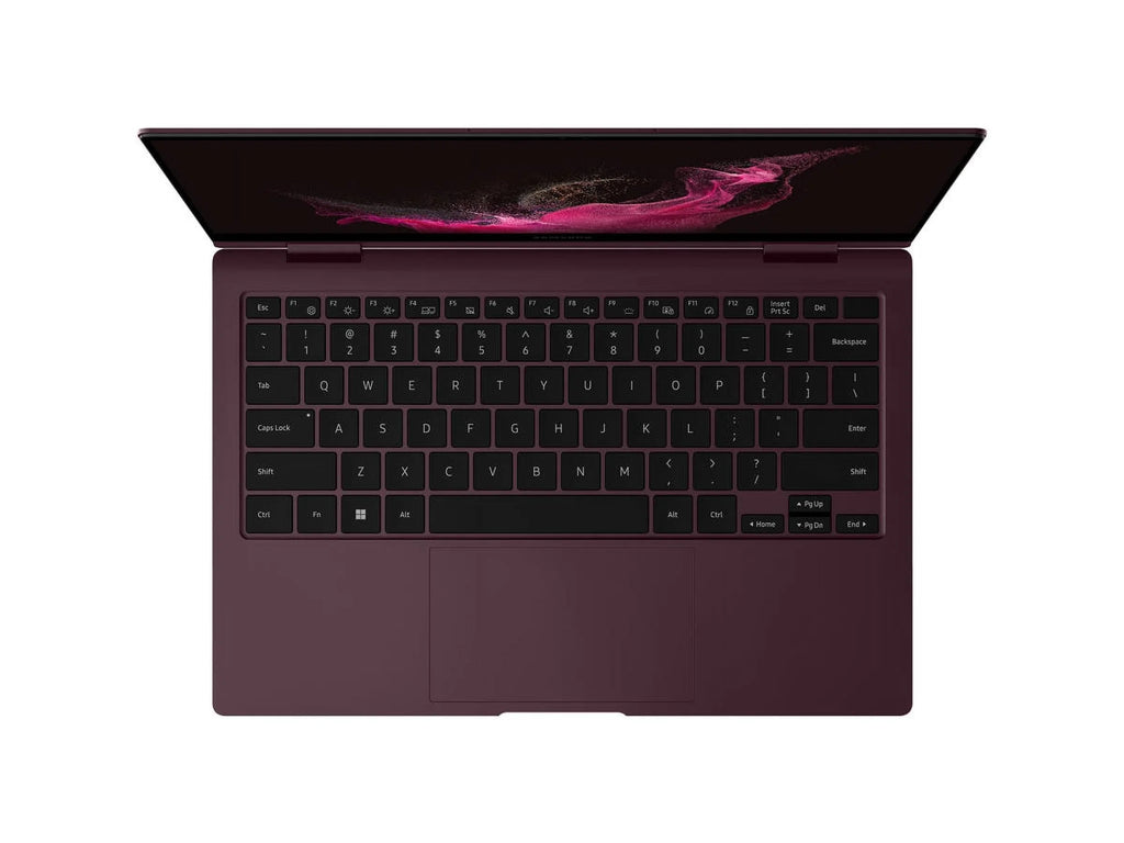 Restored Galaxy Book 2 Pro 360 15.6" 1TB (Burgundy) 2-in-1 AMOLED Touch Monitor Notebook - Core i7 (Refurbished)