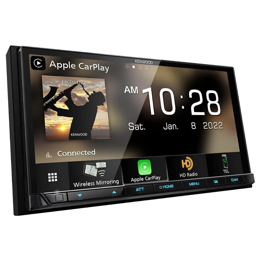 New Kenwood eXcelon DMX908S 6.95" Multimedia Receiver and DRV-N520 Dashboard Camera