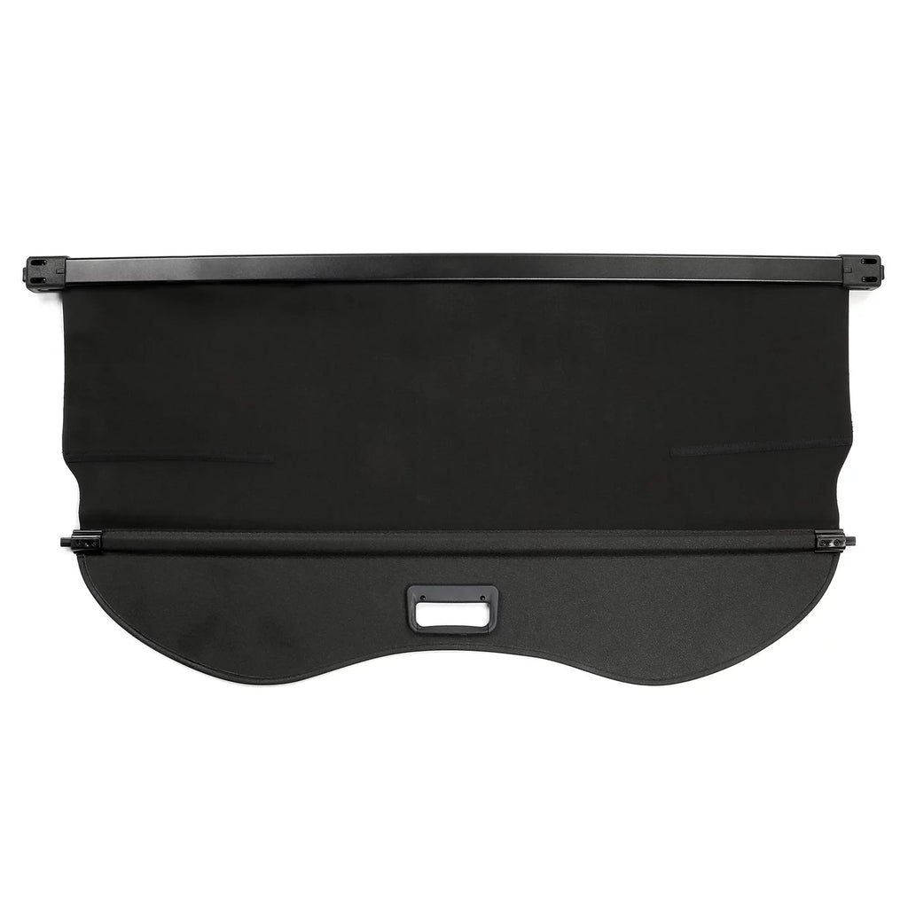 Ikon Motorsports Cargo Cover Compatible With 2013-2019 Ford Escape All Models PVC & Aluminum Rod Black Security Rear Trunk Cover Security Retractable Shield