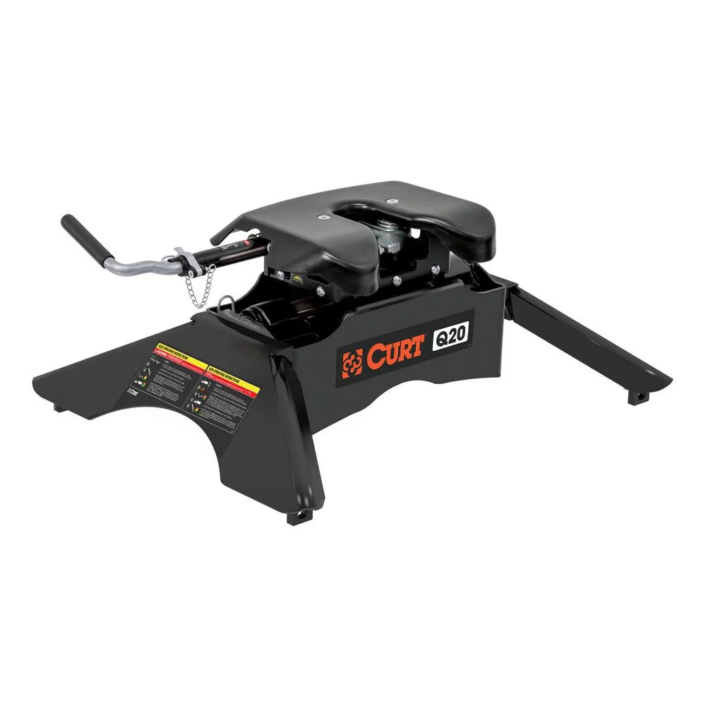 CURT 16130 Q20 5th Wheel Hitch, 20,000 lbs