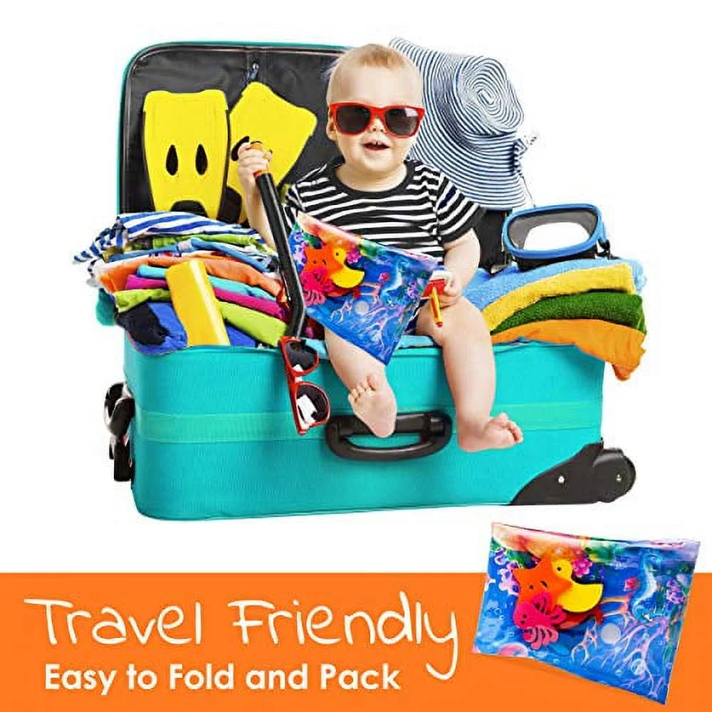 Splashin'kids Inflatable Tummy time Premium Fluid mat Infants and Toddlers is The Perfect Fun time Play Activity Center Your Baby's Stimulation Growth