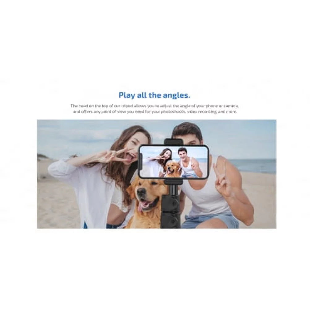 Wireless Tripod Selfie Stick for iPhone 14/14 Pro/Pro Max/13/13 Pro/Pro Max/12 Pro/Pro Max/Pro Plus/Max Mini - Monopod Remote Shutter Built-in Self-Portrait Extendable Stand J6A