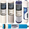 Reverse Osmosis Replacement Filter Set RO Cartridges 5 pcs w/ 50 GPD Membrane