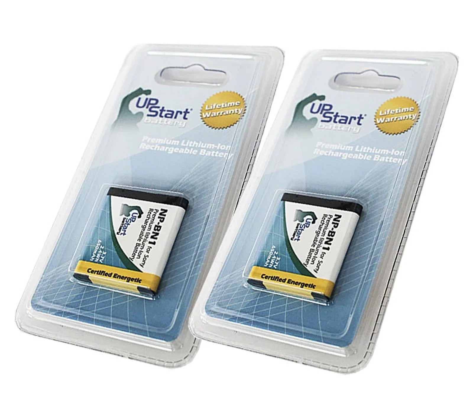 2x Pack - UpStart Battery DSC-TX10 Battery - Replacement for NP-BN1 Digital Camera Battery (650mAh, 3.7V, Lithium-Ion)