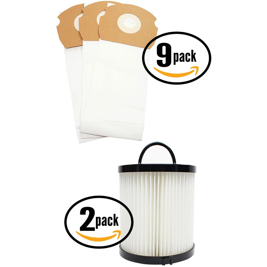 27 Replacement Eureka AirSpeed Gold AS1001AX Vacuum Bags & 2 Dust Cup Filter - Compatible Eureka AS Vacuum Bag & DCF-21 Filter
