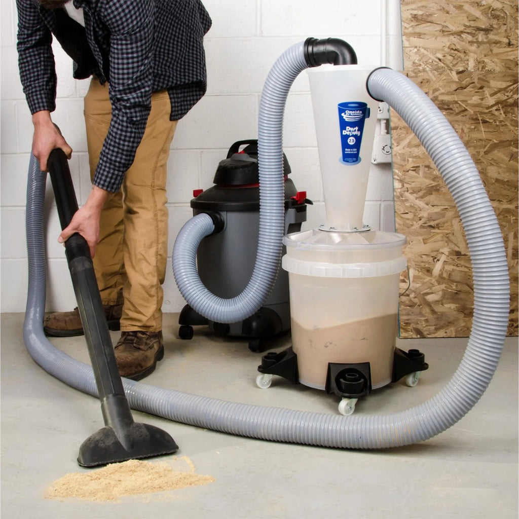 Oneida Air Systems Dust Deputy 2.5 Deluxe All Clear Cyclone Separator Kit