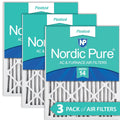 Nordic Pure 18x24x2 Pleated MERV 14 Air Filters 3 Pack