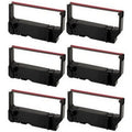PrinterDash Compatible Replacement for Star-Micronics MP-200 Series/MP-235/MP-242/MP-292/MP-512/SP-200 Series/SP-212/SP-242/SP-500/SP-2000 Black/Red P.O.S. Printer Ribbons (6/PK) (30982001BR)