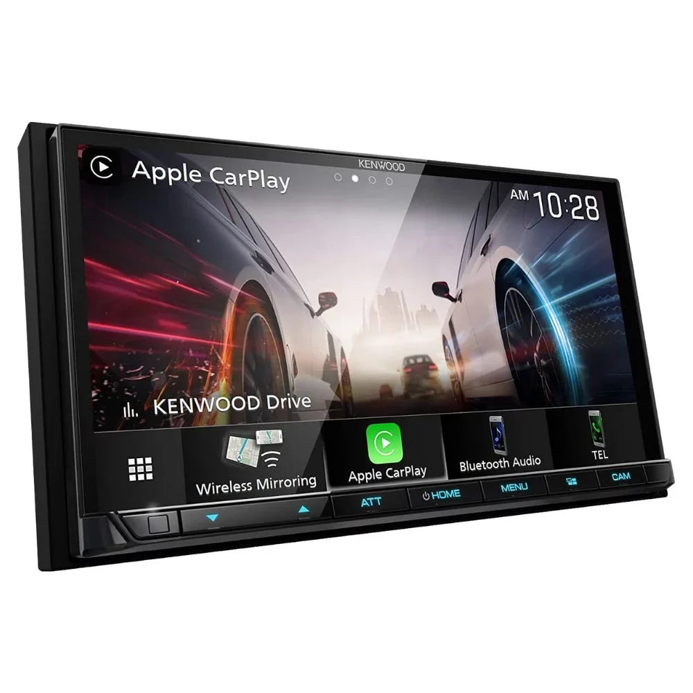 New Kenwood eXcelon DMX908S 6.95" Multimedia Receiver and DRV-N520 Dashboard Camera