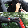 JLLOM Ultimate Leather Top Sunshade Protection for Jeep Wrangler JK JKU 07-18 - Shield Your Ride from Harsh Sunlight