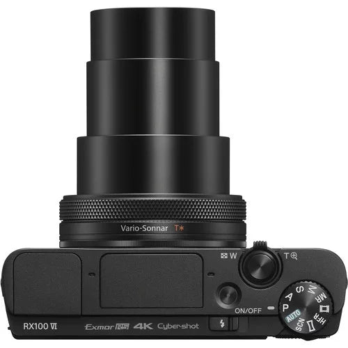 Cyber-shot DSC-RX100 VI 20.1MP Digital Camera - 7PC Accessory Bundle