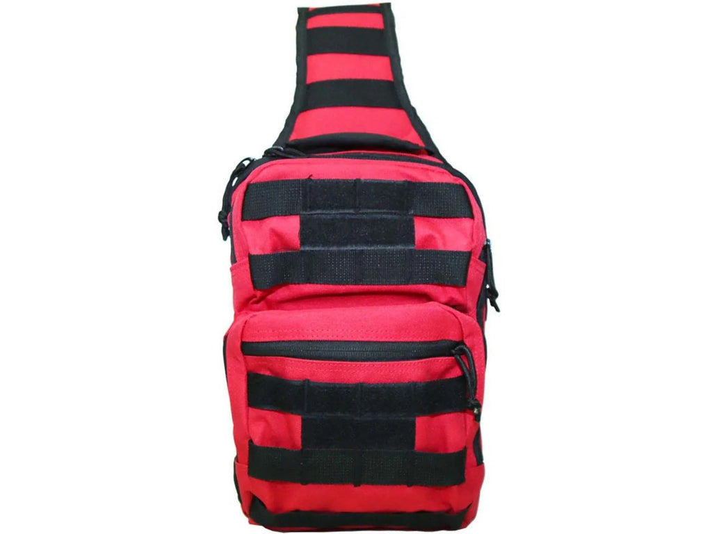 VISM Sling Utility Bag, Red/Black Trim,