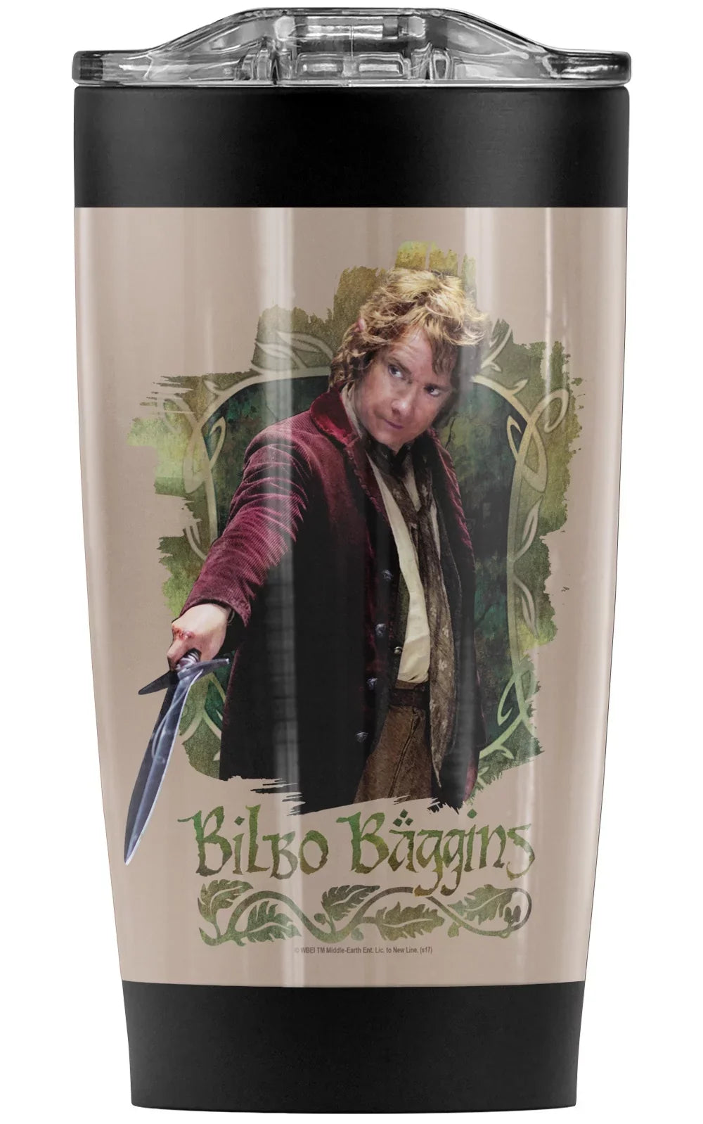 The Hobbit/Bilbo Baggins Sword Stainless Steel Tumbler 20 oz Coffee Travel Mug/Cup, Vacuum Insulated & Double Wall with Leakproof Sliding Lid | Great for Hot Drinks and Cold Beverages