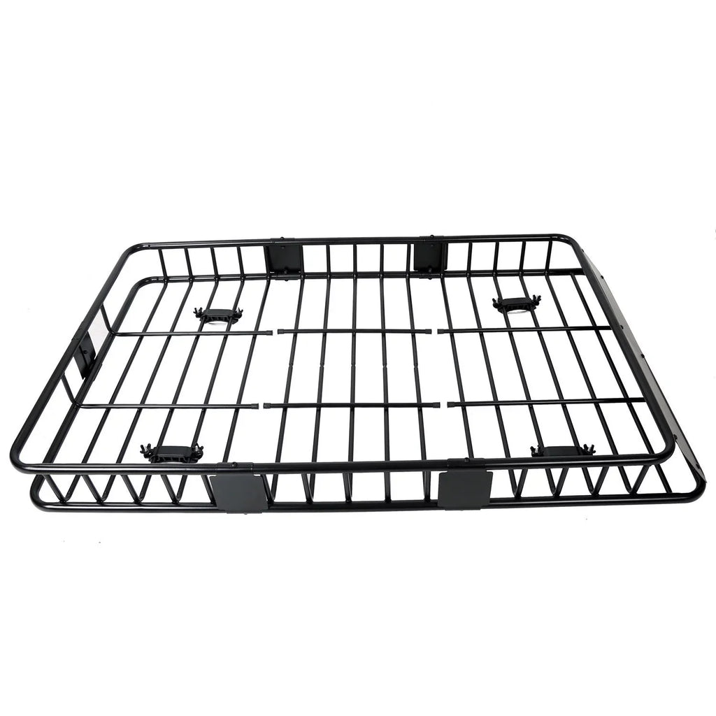 Jeremywell Universal 64"x 39"x 6" 150 LB Capacity Roof Rack Cargo Basket Extension Car Top Luggage Holder Carrier for SUV Truck Cars