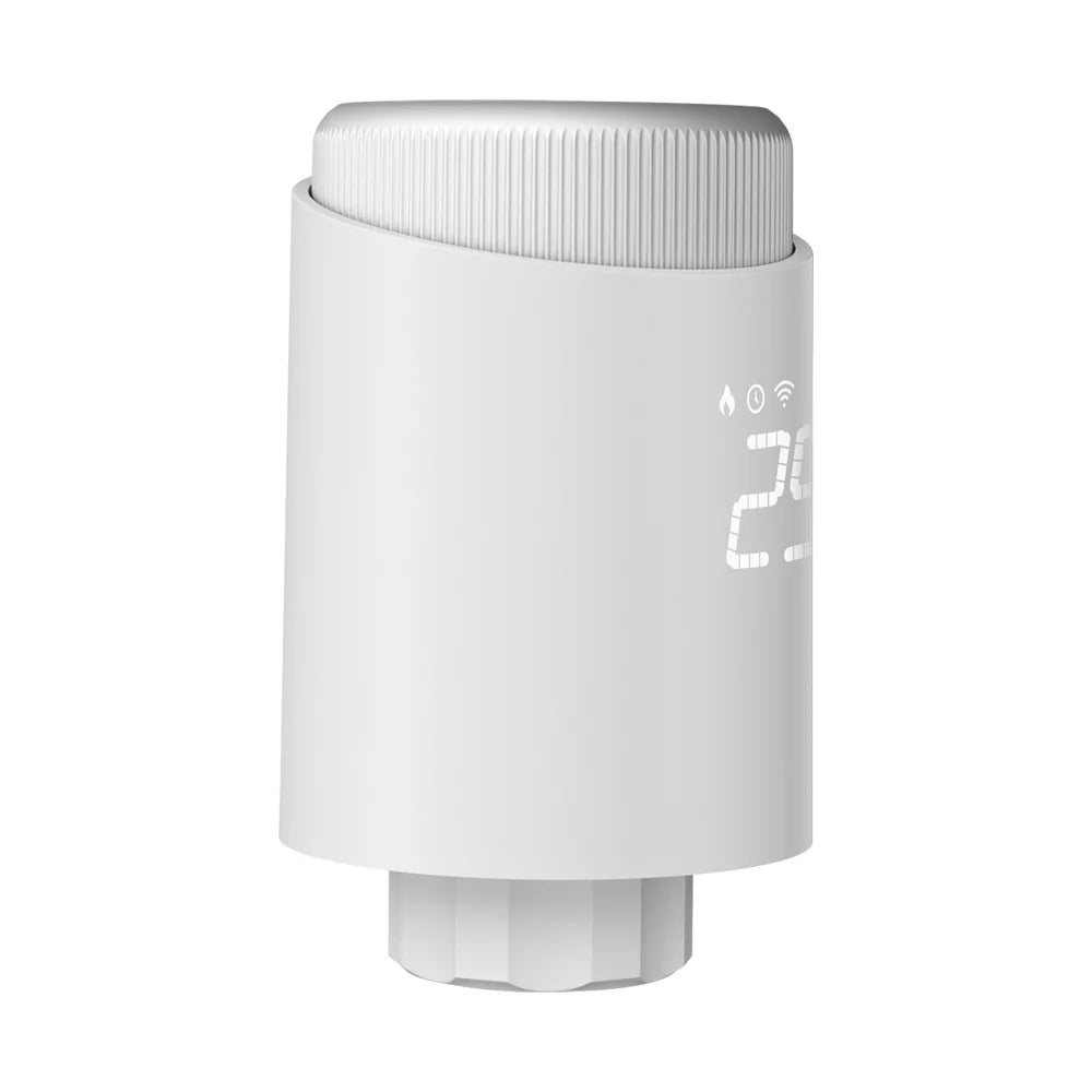 Tomshoo Thermostatic Radiator Valves Chipset Wireless Mobilephone App Control Home Heating Thermostat Temperature Controller Radiator Thermostat Compatible with Home