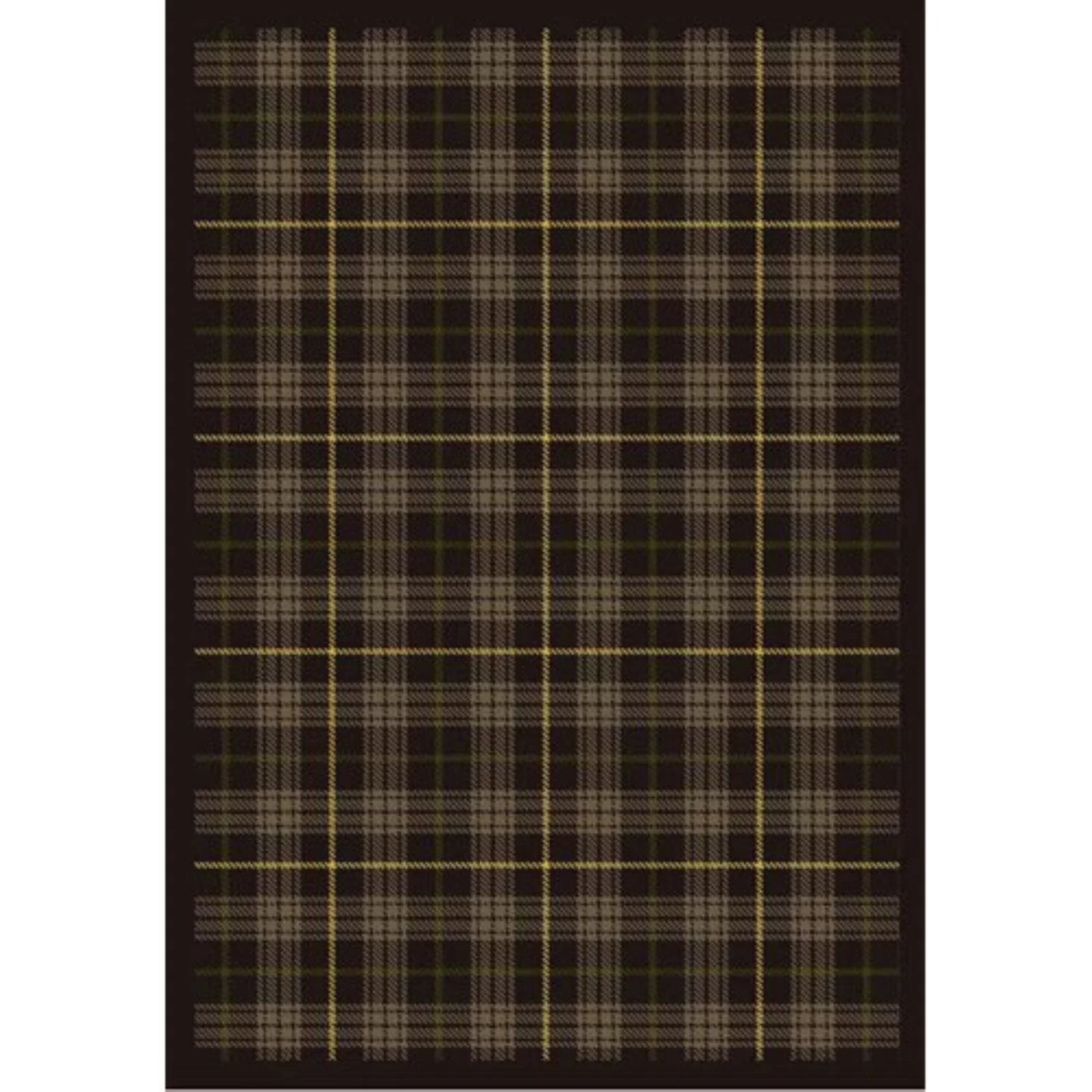 Joy Carpets Bit O ft. Scotch Pine 3 ft.10 in. x 5 ft.4 in. WearOn Nylon Machine Tufted- Cut Pile Whimsy Rug