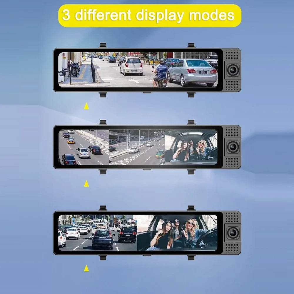 Arealer Dashcam,Auto Safety Clear Car 3 Cameras Wide Car Rearview Wide Car Wide Auto Dashcam Car - 3 Cameras Car Video Car Camera Dash Cam Car Auto Video - Auto - Auto With Rearview Video Car Owsoo