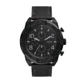 Fossil Bronson Chronograph Leather Black Dial Quartz FS5874 Men's Watch