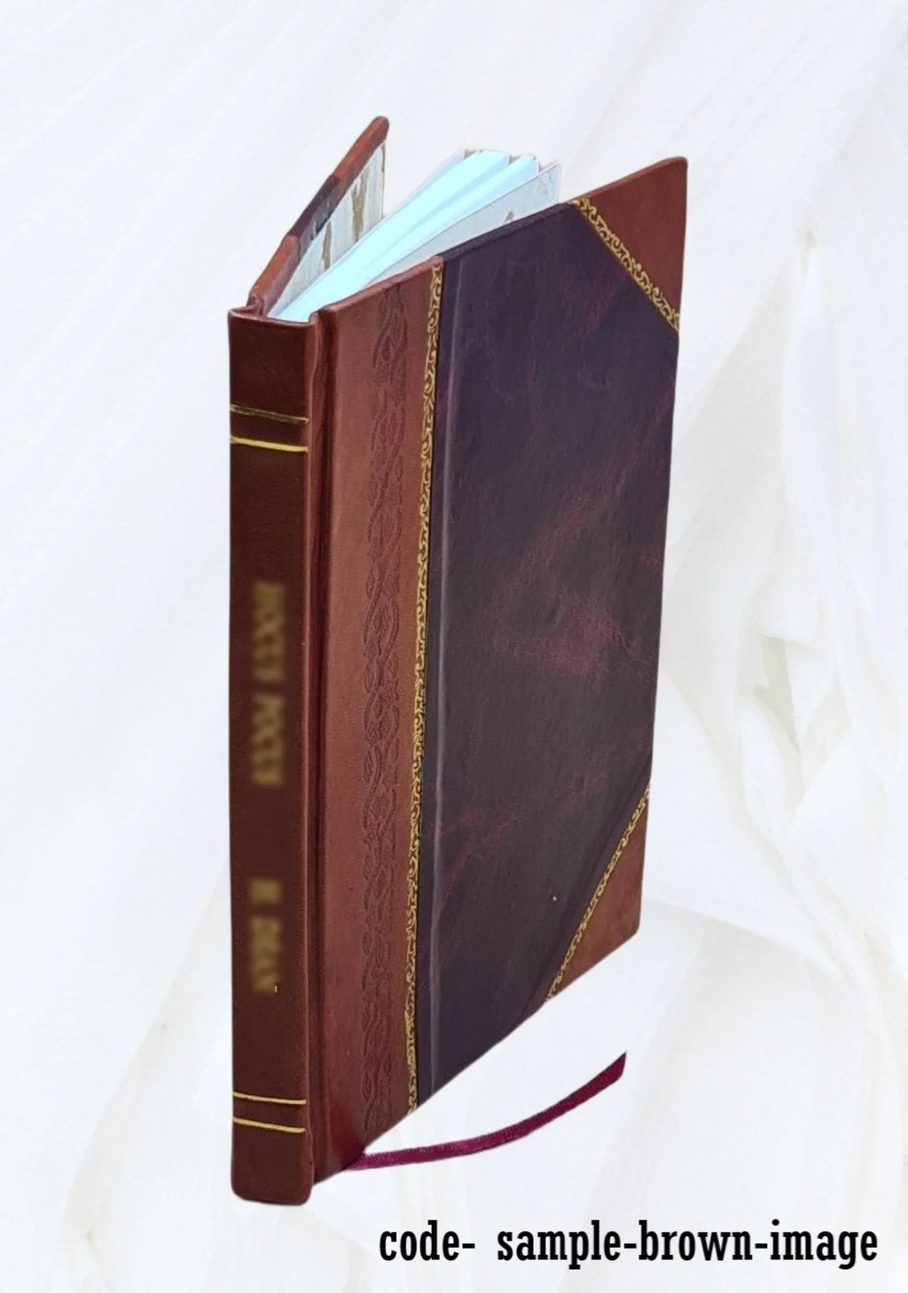 Mémoire sur le torréfacteur mécanique, par M. E. Rolland... 1864 [Leather Bound]