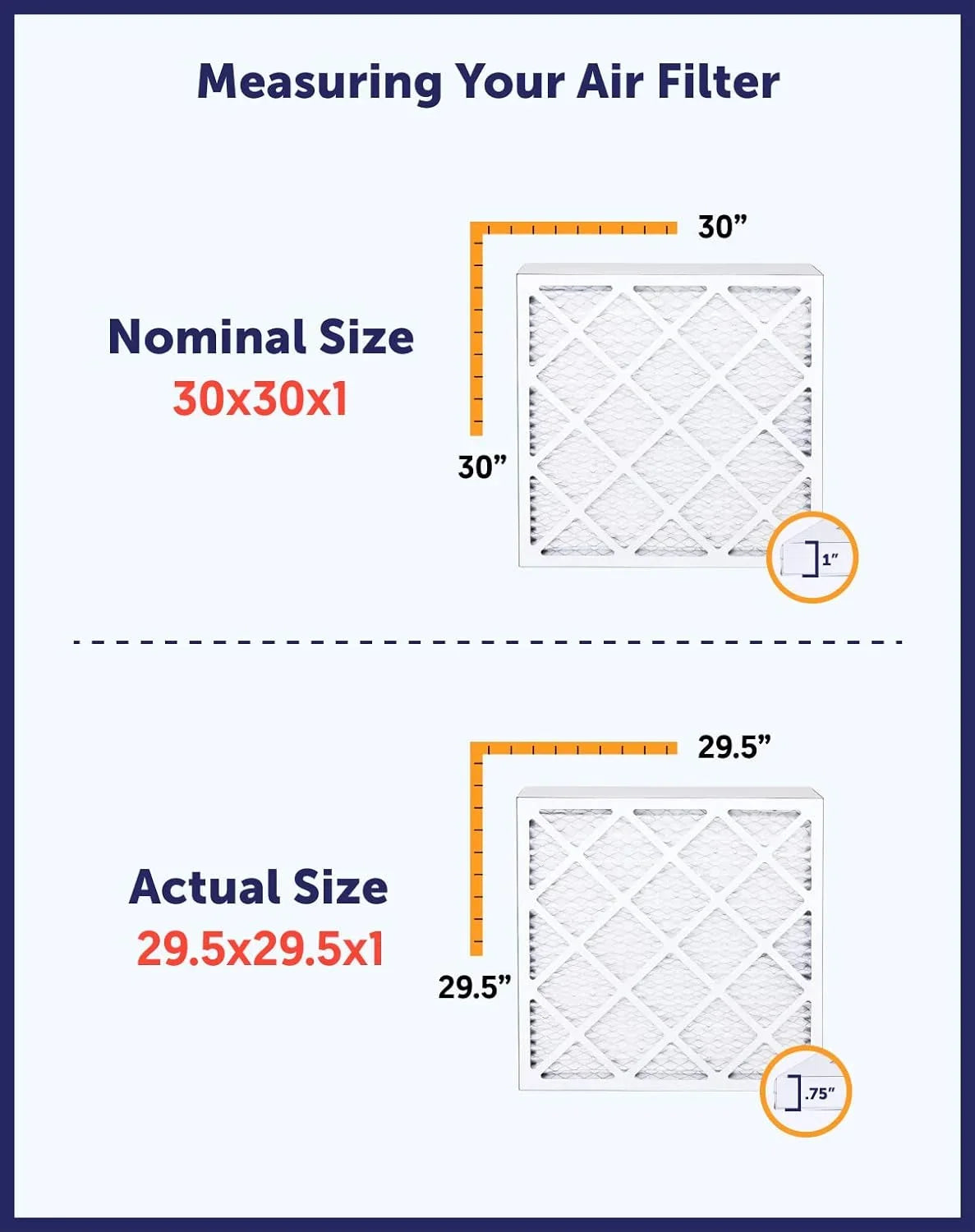 Filter King 35x39.5x1 Air Filter | 4-PACK | MERV 8 HVAC Pleated A/C Furnace Filters | MADE IN USA | Actual Size: 35 x 39.5 x .75"