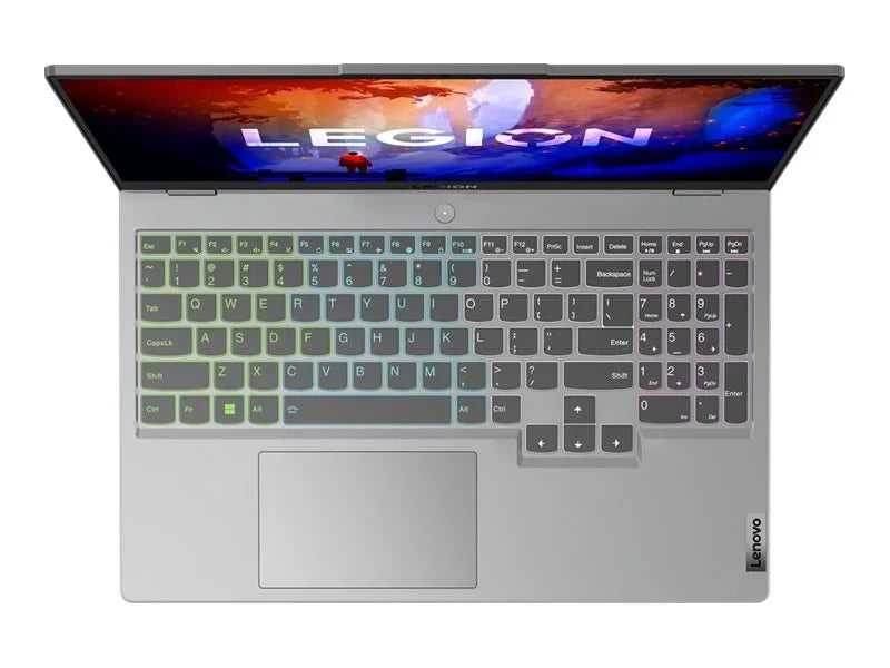 Legion 5 15ARH7 82RE - Ryzen 7 - 6800H / up to 4.7 GHz - Win 11 Home - GF RTX 3050 Ti - 16 GB RAM - 1 TB SSD NVMe - 15.6" IPS 1920 x 1080 (Full HD) @ 165 Hz - 802.11a/b/g/n/ac/ax (Wi-Fi 6E) - black (bottom), storm gray (top) - kbd: US Engl