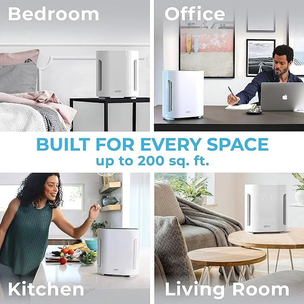 Open Box Pure Enrichment PureZone Air Purifier for Bedroom & Living Room PEAIRPLG - White