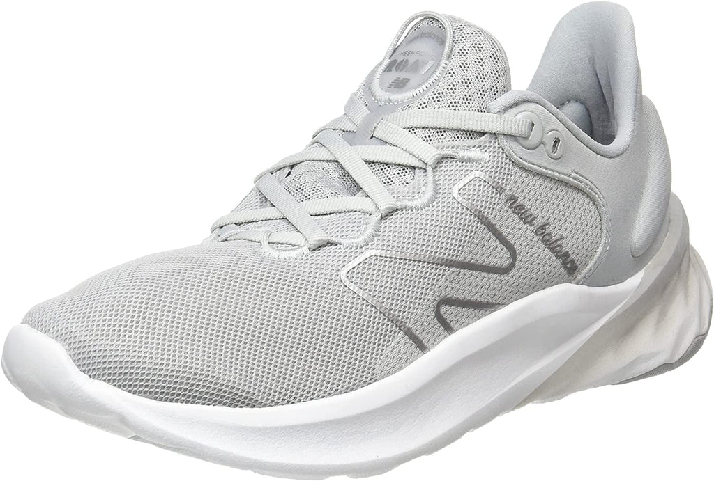 New Balance Womens Fresh Foam Roav V2 Sneaker 9 Light Aluminum/White