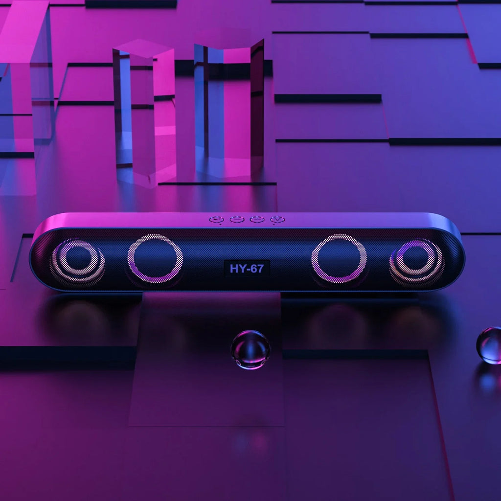 6D Surround Bluetooth Speaker Stereo Subwoofer Home Wireless Computer Sound Bar