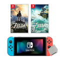 Nintendo Switch 32GB Console with The Legend of Zelda: Tears of the Kingdom and Breath of the Wild Bundle