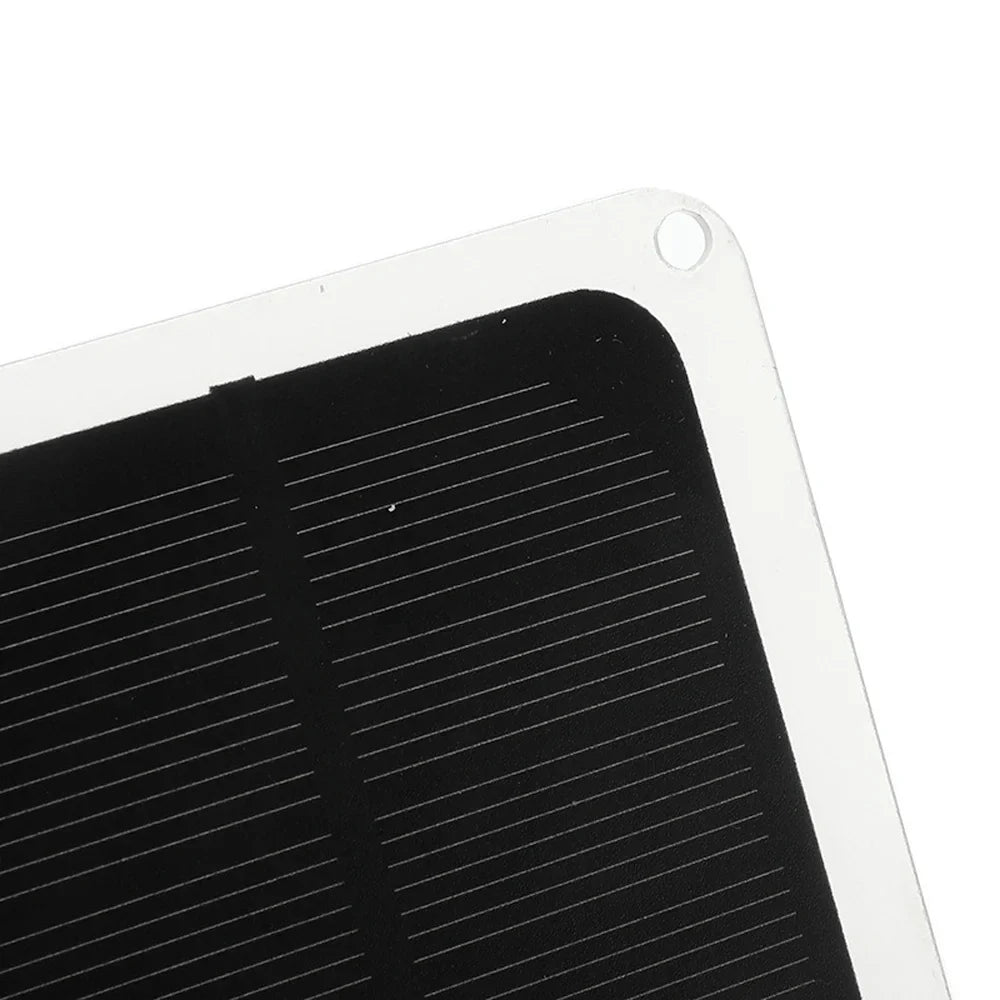 Dcenta Solar Panel 20W for Camping Hiking Portable Recharger Car Light Fan