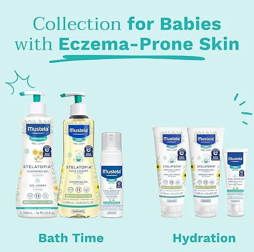 Mustela, Stelatopia, Emollient Balm with Sunflower, 6.76 fl oz (200 ml)