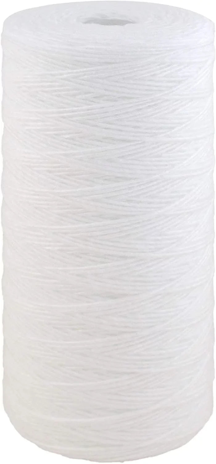 SpiroPure SP-WP25-BB 10x4.5 25 Micron String-Wound Polypropylene Fluid Filter Cartridge WP25BB97P 355216-43 CW25-BBS (Case of 8)