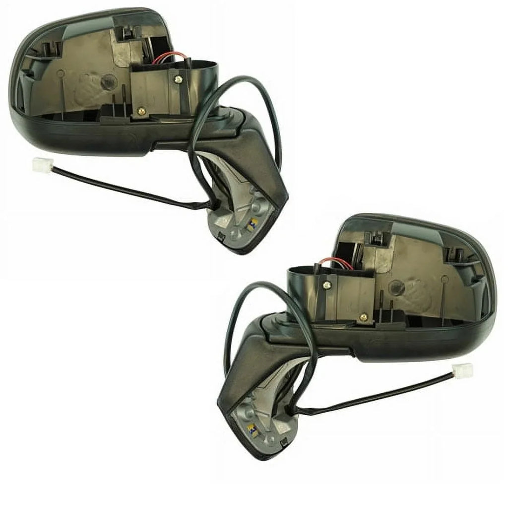 For 14-17 Versa Note Rear View Door Mirror Power Non-Heated w/o-Camera SET PAIR