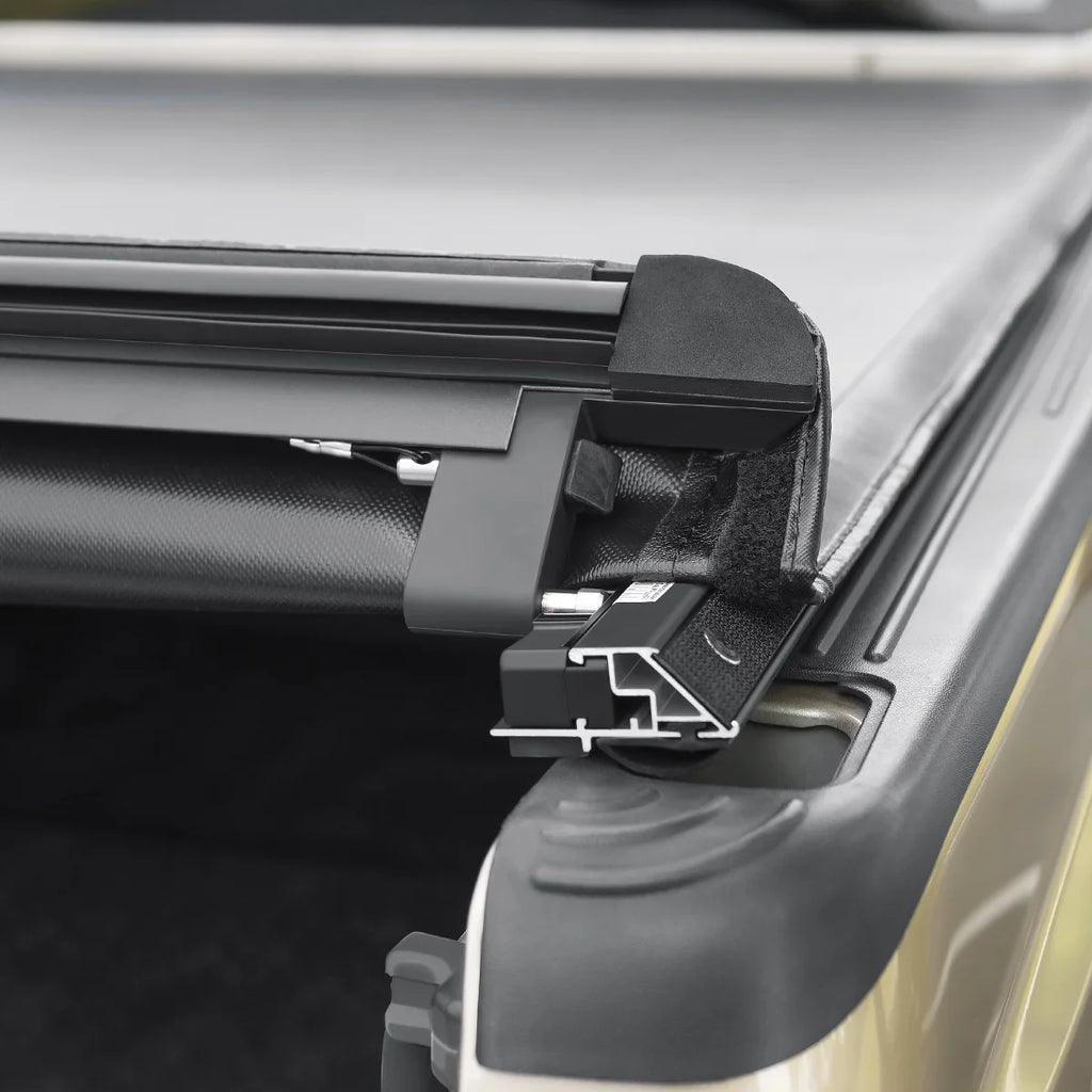 Auto Drive Soft Roll up Truck Bed Tonneau Cover Fits 05-21 Nissan Frontier 6ft 1in. Bed