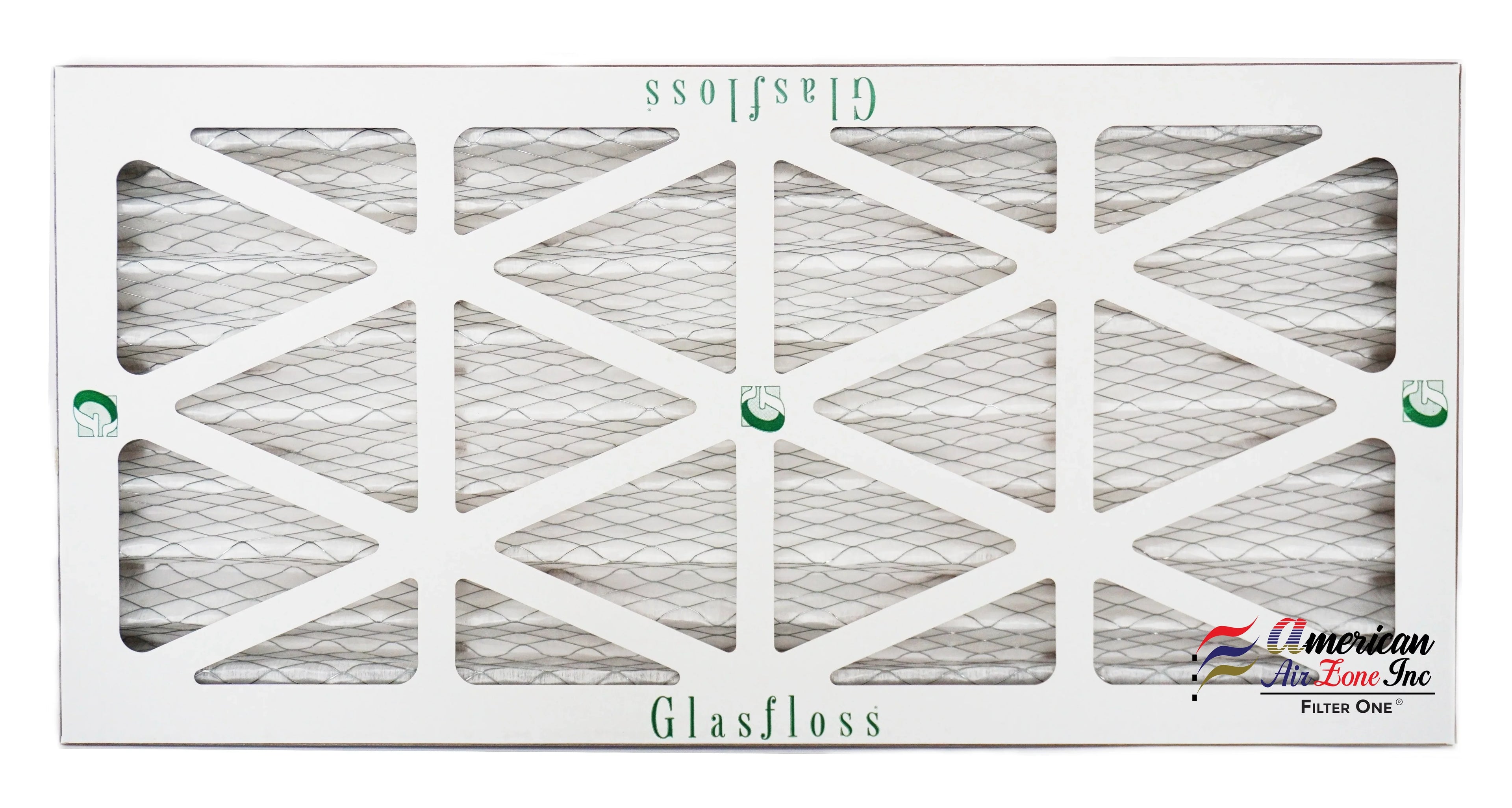 Glasfloss Air Filter 10x25x2 - 2" MERV 10 - (Pack of 12) - Pleated AC or HVAC Air Filter - Furnace Air Filter - Home or Office - Made In The USA.